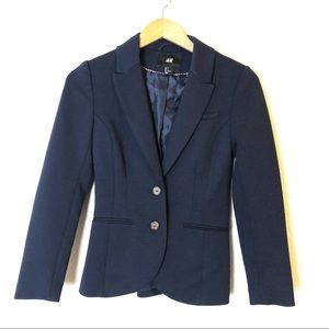 H&M Like New Navy Blazer